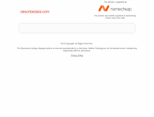 Tablet Screenshot of describedata.com